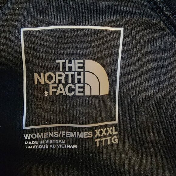 The North Face Plus Size Floral Black Active Crop Top‎ Size 3XL NEW $45 MSRP - Picture 7 of 13